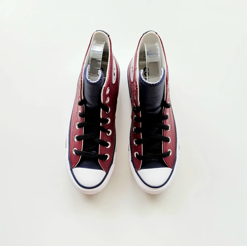 Converse Chuck Taylor All Star HI Team Red Obsidian White Men's 4 Women's 6 - Picture 3 of 6